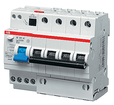 ABB Выключатель автоматический дифференциального тока 6мод. DS204 M AC-B40/0,03