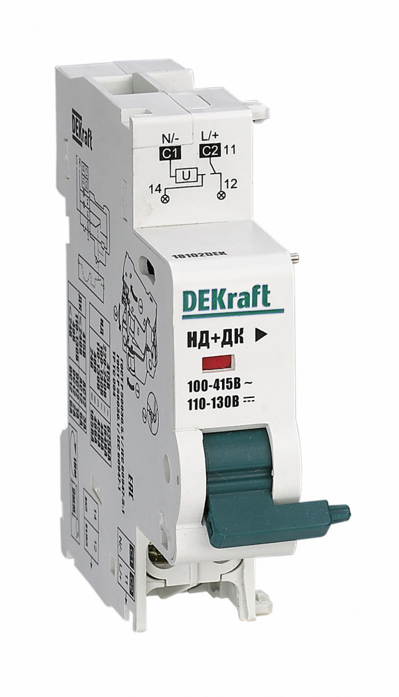 Dekraft Расцепитель независимый c доп. контактом 220В для ВА-101 нов.