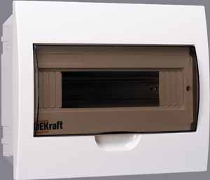Dekraft Корпус пластиковый встраиваемый 12 мод. IP41 ЩРВ-П-12