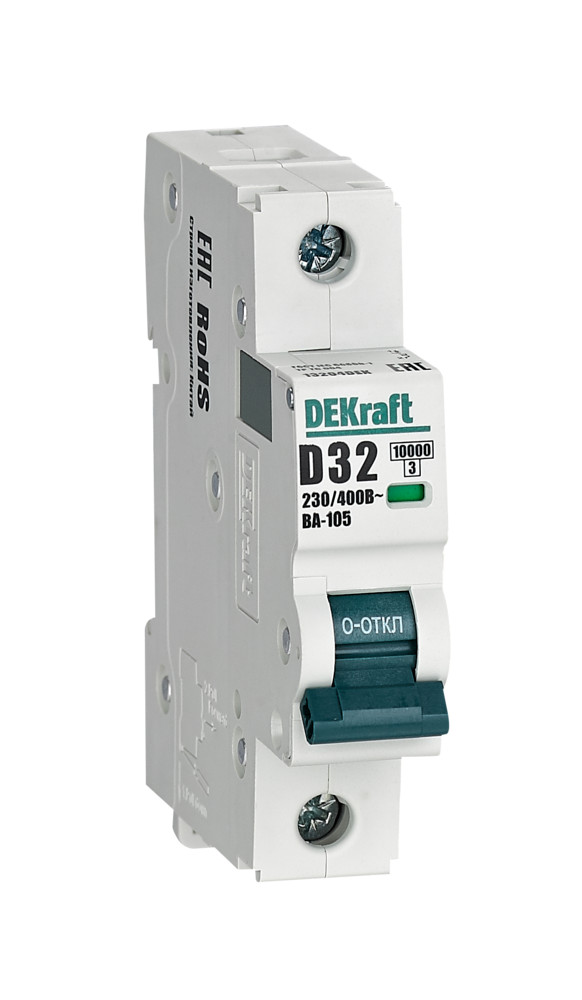 Dekraft Автоматический выключатель ВА105-1P-032A-D