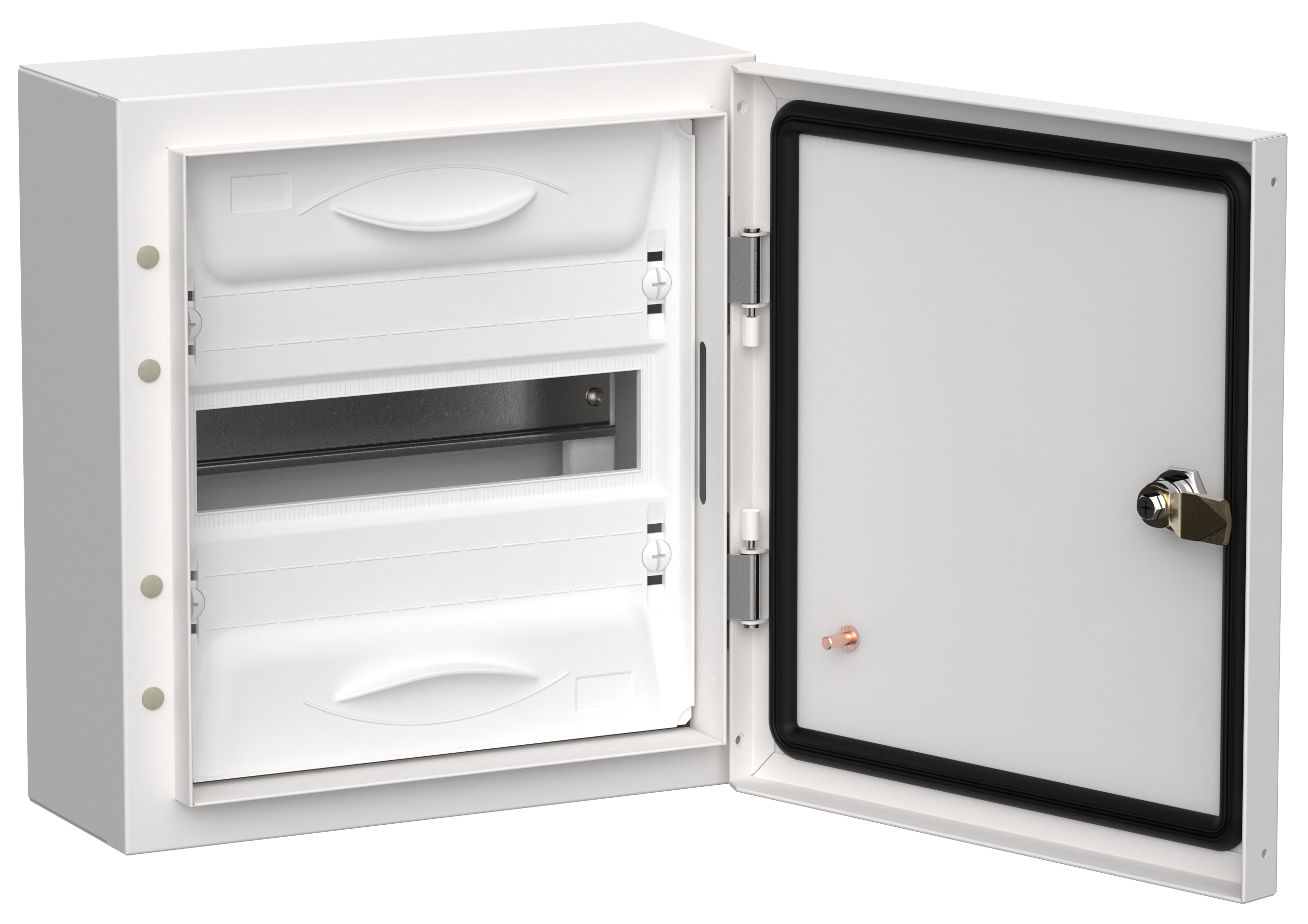 IEK TITAN 5 Корпус мет. ЩРн-12 (1х12) 335х310х140 IP54 бел