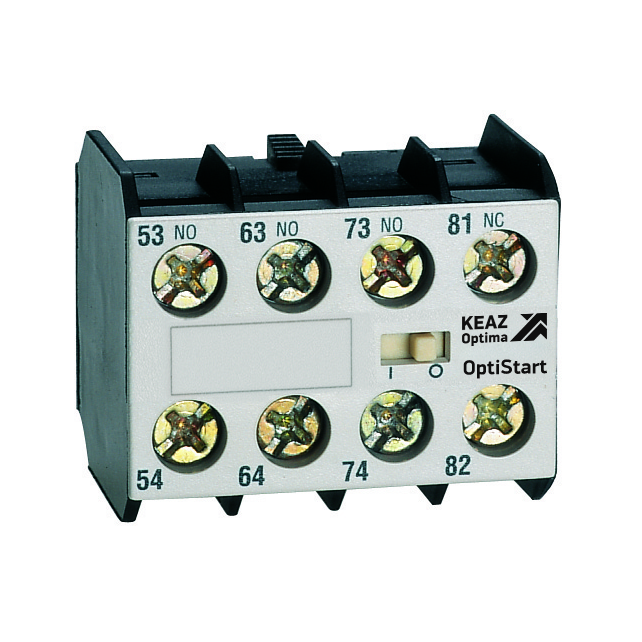 КЭАЗ Блок контактный OptiStart K-MX-1004 фронтальный 4НЗ для мини-контакторов M