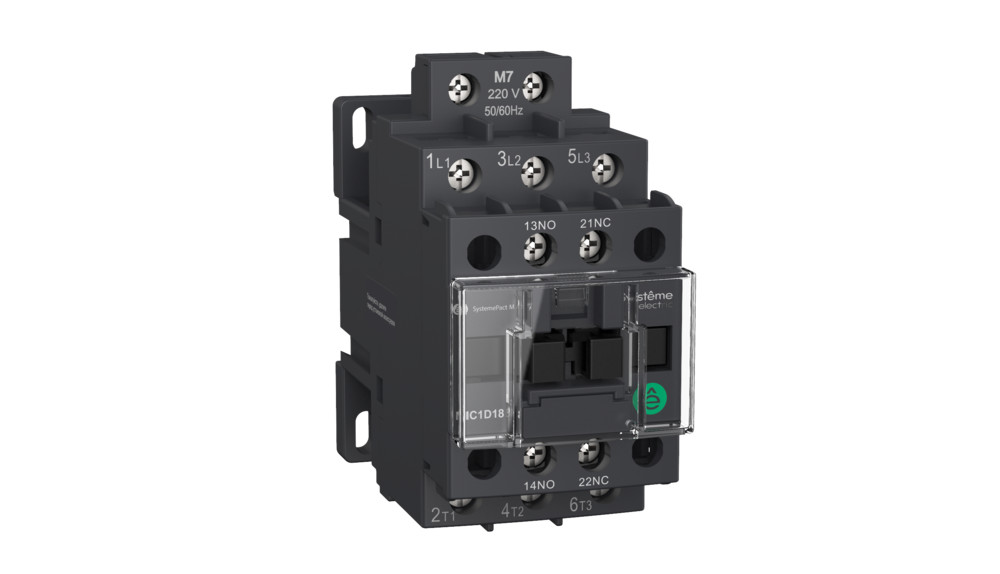 Systeme Electric Контактор MC1D 3P 12A НО+НЗ 24VDC
