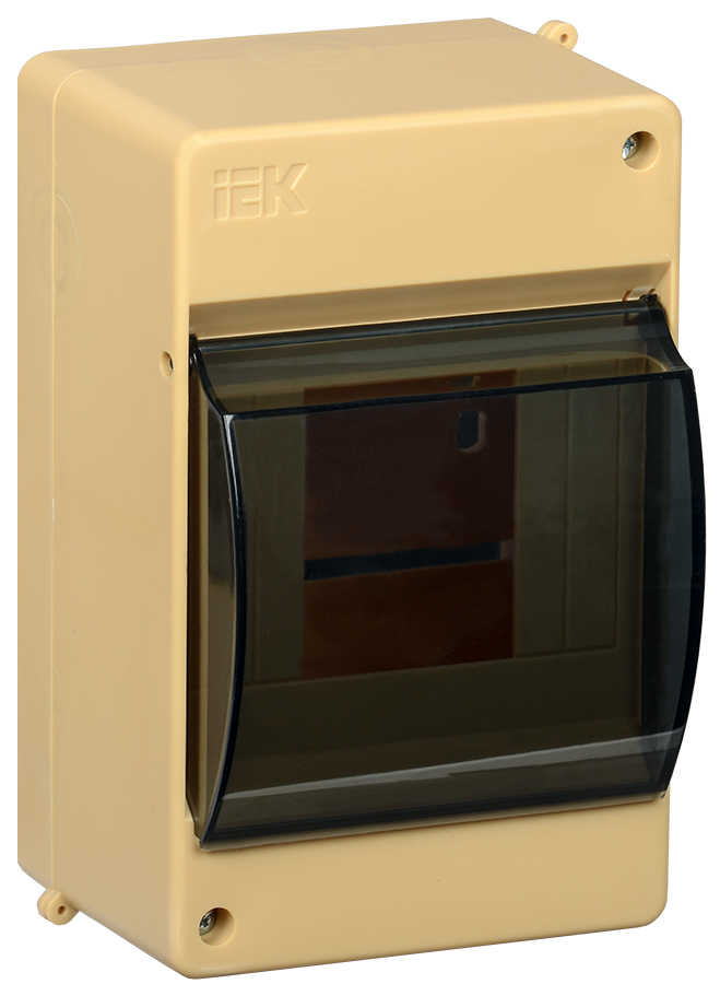 IEK KREPTA 3 Корпус пластиковый  КМПн 2/4 IP30 выкл сосна откр.монтаж