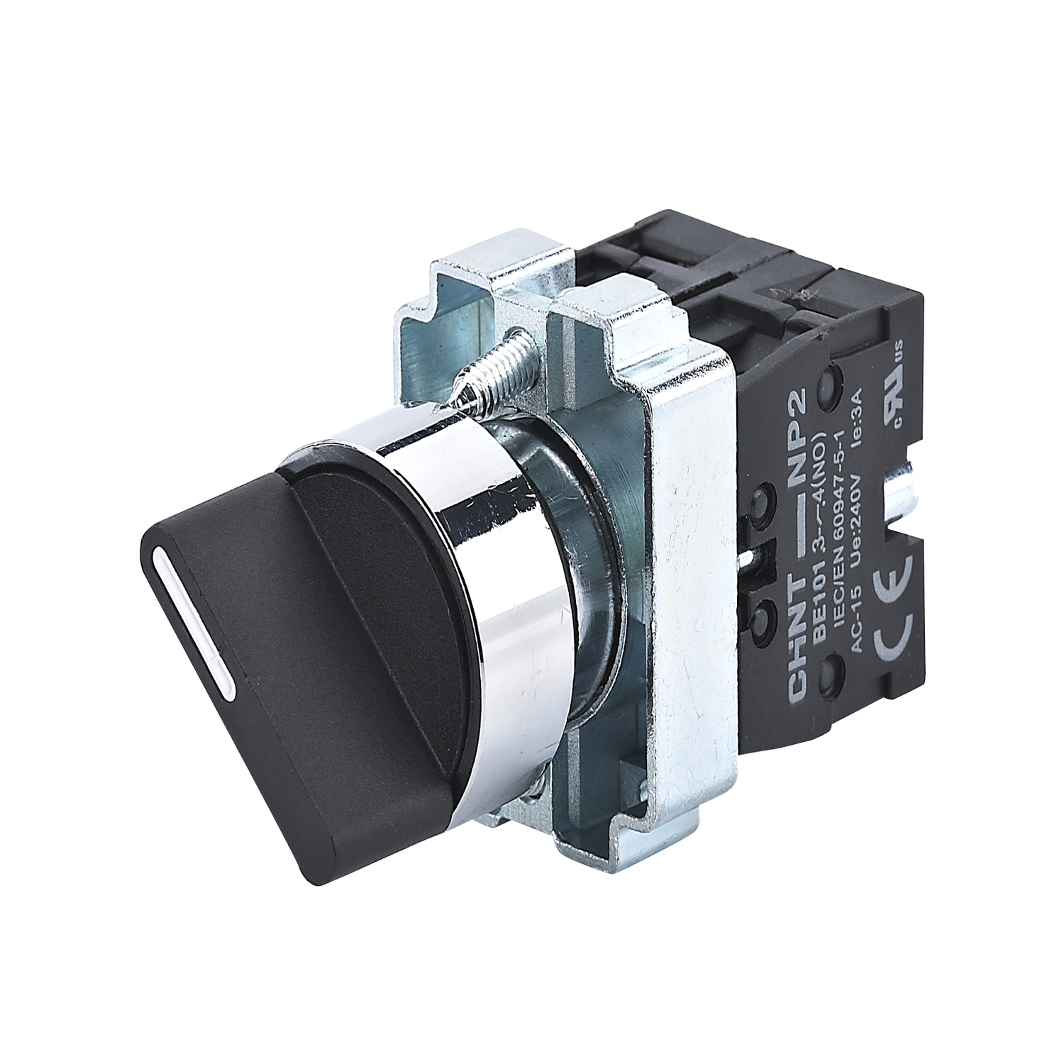 CHINT Переключатель NP2-BD33, 3 положения фиксацией, 2НО, IP40 (R)