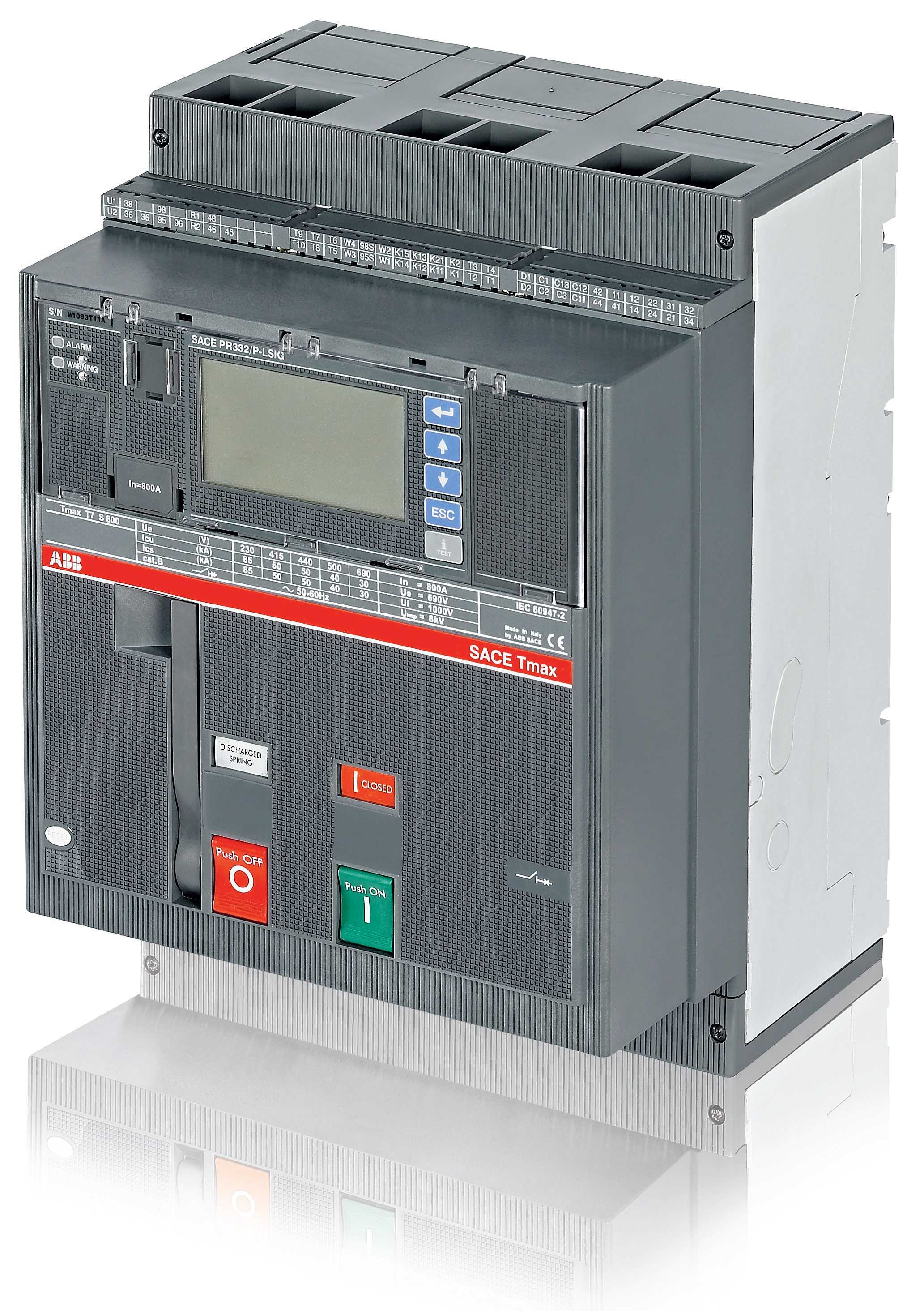 ABB Выключатель автоматический T7S 1000 PR231/P LS/I In=1000A 3p F F M