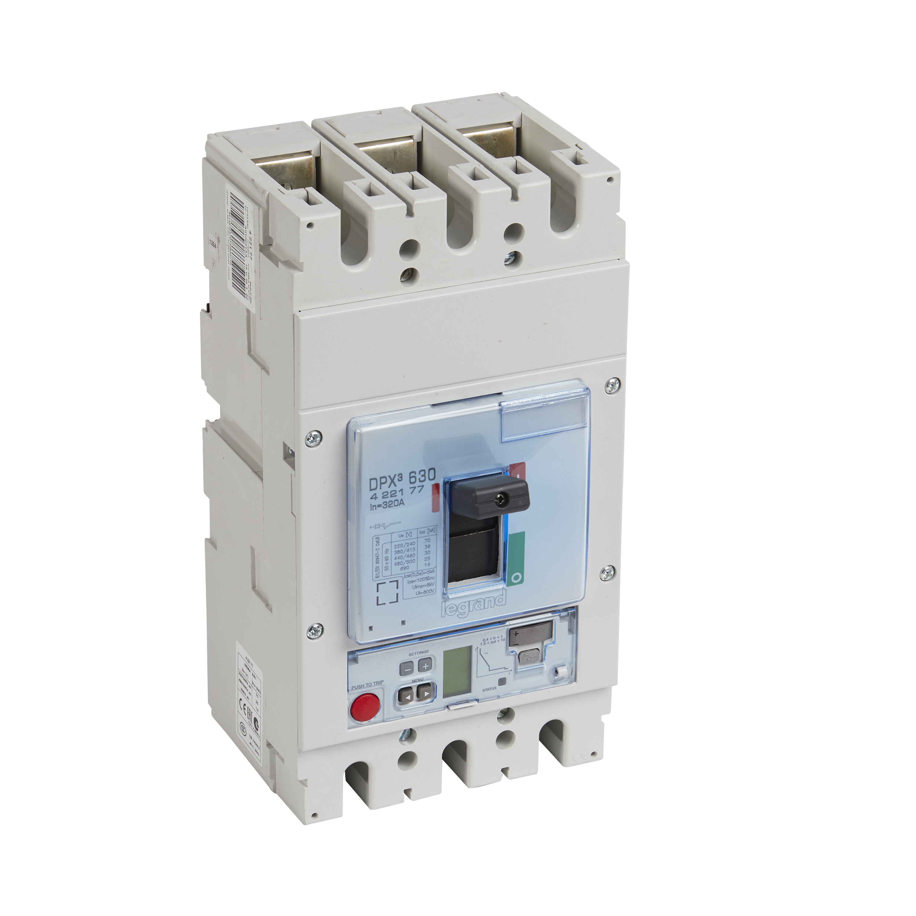 Legrand DPX3 630 Автоматический выключатель 3P 320A 36kA/эл.расц.Sg/изм.блок