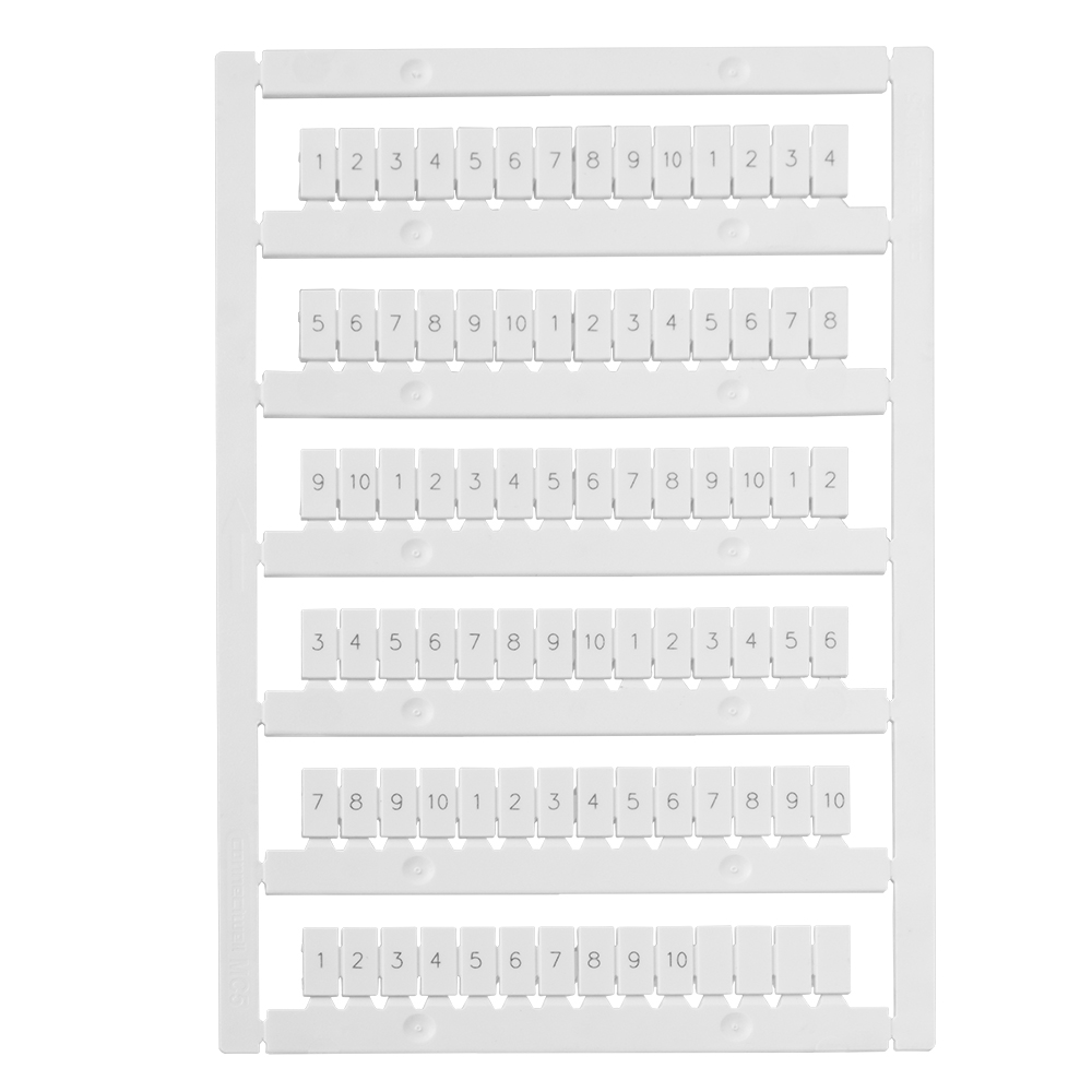 КЭАЗ Маркировка для лазерной печати "1-10" OptiClip MC5/H/1-10