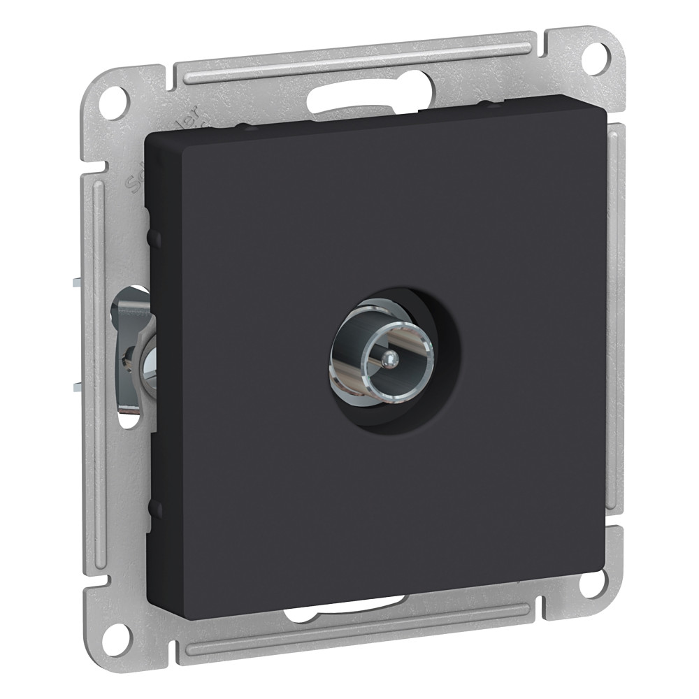 Systeme Electric AtlasDesign Карбон Розетка TV оконечная 1DB, механизм