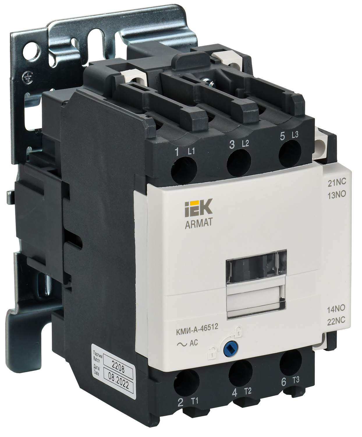 IEK ARMAT Контактор КМИ-А-46512 LC1D 65А 400В/АС3 1НО/1НЗ