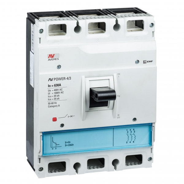 EKF Averes Автоматический выключатель AV POWER-4/3 700А 35kA TR