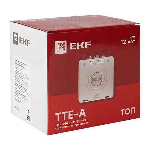 EKF PROxima Трансформатор тока ТТЕ-A-200/5А с клеммой напряжения класс точности 0,5S