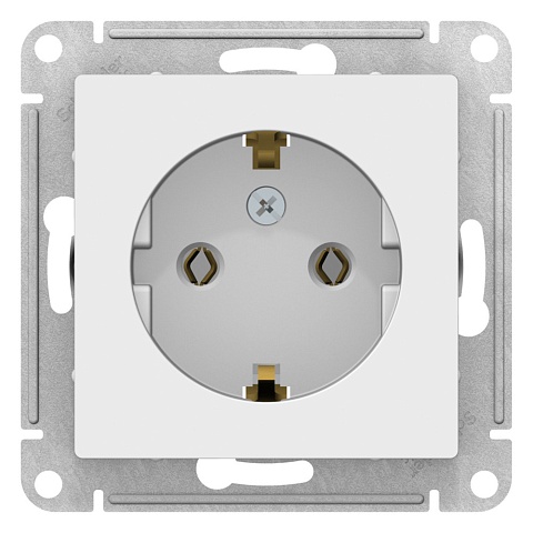 Systeme Electric AtlasDesign Лотос Розетка с/з, 16А, механизм