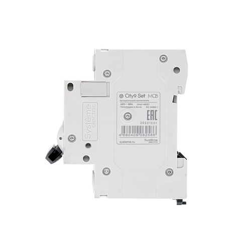 Systeme Electric City9 Set Автоматический выключатель (АВ) С 16А 4P 4.5kA 400В