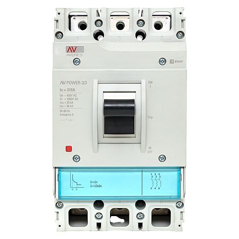 EKF Averes Автоматический выключатель AV POWER-3/3 315А 35kA TR