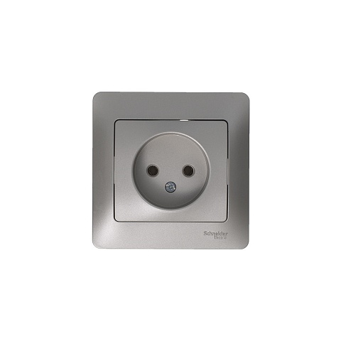 Systeme Electric Glossa Платина Розетка с/з