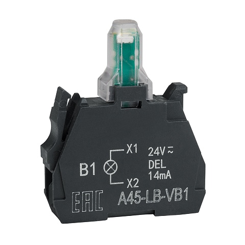 КЭАЗ Световой блок OptiSignal D22 A45-LB-VB1 белый 24VACDC ZBVB1