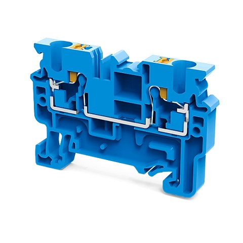 КЭАЗ Клемма проходная push-in OptiClip CP-4-I-BU-24A-(0,2-4)-синий