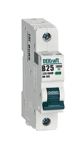 Dekraft Автоматический выключатель ВА105-1P-025A-B