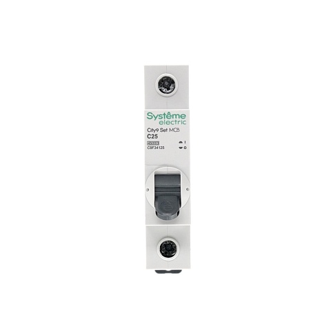 Systeme Electric City9 Set Автоматический выключатель (АВ) С 25А 1P 4.5kA 230В