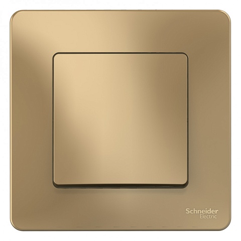 Systeme Electric Blanca внутр Титан Выключатель 1-клавишный, 10А, 250B