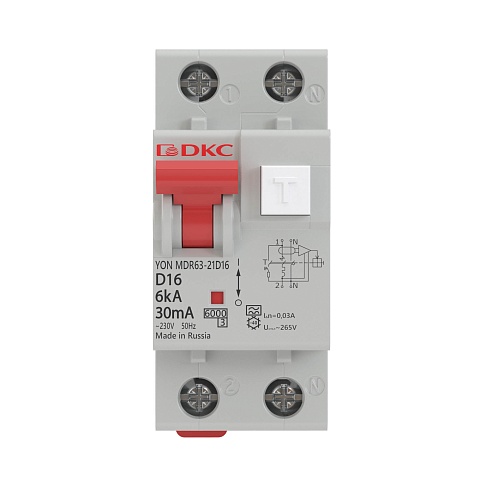 DKC YON pro АВДТ MDR63 1P+N 40A C 30mA 6kA тип A