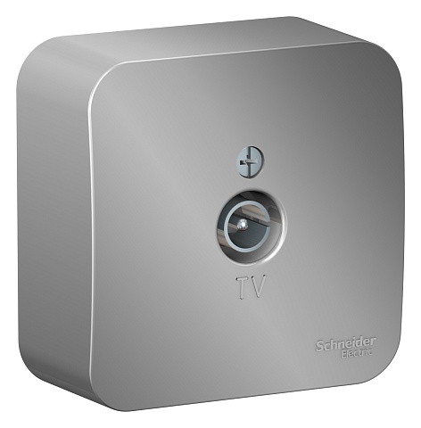 Systeme Electric Blanca наруж Алюминий Розетка TV, изолир. пластина