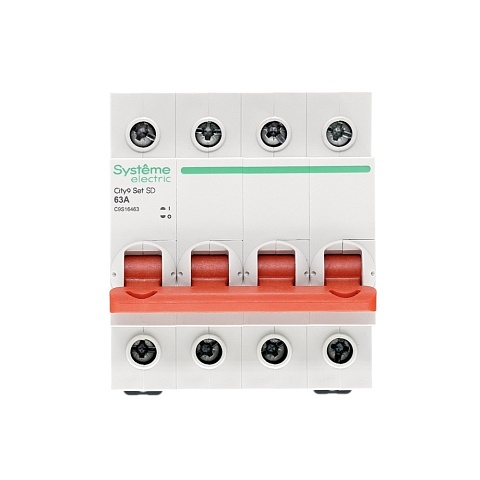 Systeme Electric City9 Set Выключатель нагрузки (ВН) 4P 63А 400В