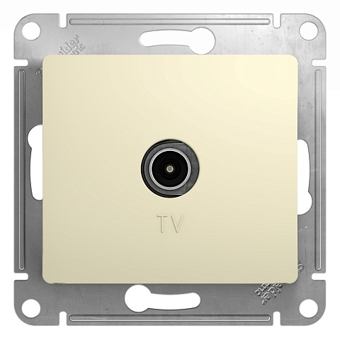 Systeme Electric Glossa Беж Розетка TV коннектор