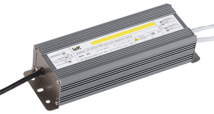 IEK Драйвер LED ИПСН-PRO 150Вт 12 В блок- шнуры IP67