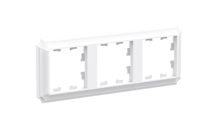 Systeme Electric AtlasDesign Antique Лотос Рамка 3-ая, универсальная