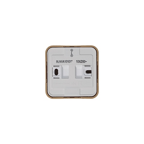 Systeme Electric Blanca наруж Ясень Выключатель 1-клавишный 10А, 250B, изолир. пластина
