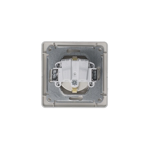 Systeme Electric Glossa Платина Розетка с/з (в сборе)