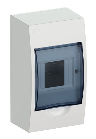 IEK KREPTA 3 Корпус пластиковый ЩРН-П-4 IP41 белый откр.монтаж