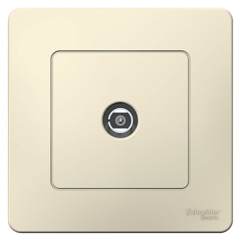 Systeme Electric Blanca внутр Молочная Розетка TV
