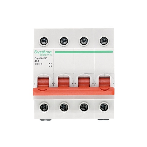Systeme Electric City9 Set Выключатель нагрузки (ВН) 4P 40А 400В
