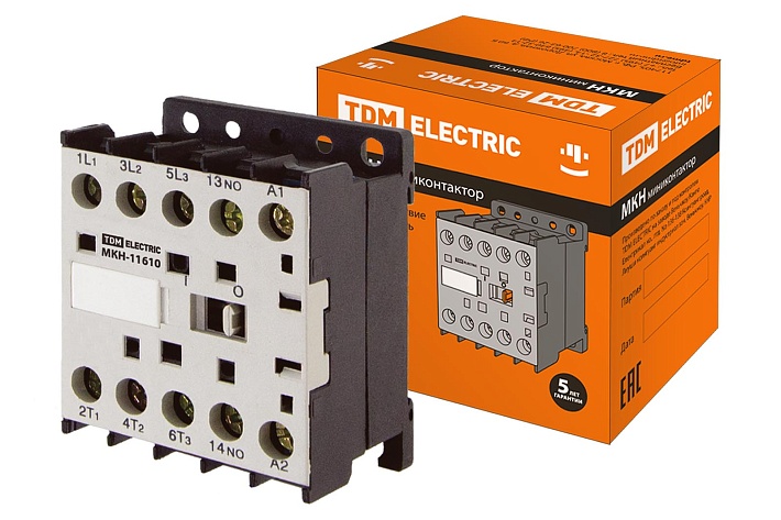 TDM Миниконтактор МКН-11610 16А 230В 1НО