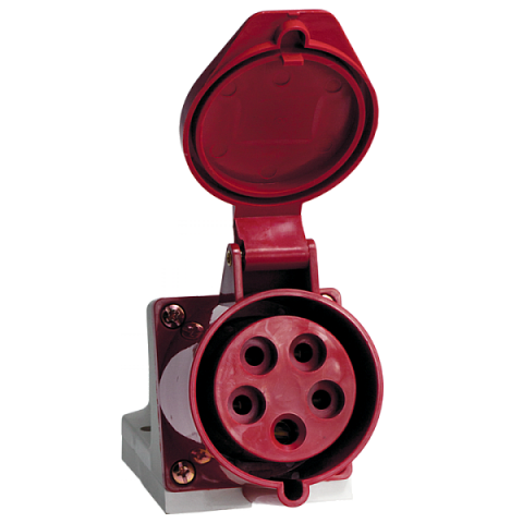 EKF PROxima Розетка стационарная наружная 115 3Р+РЕ+N 16А 380В IP44