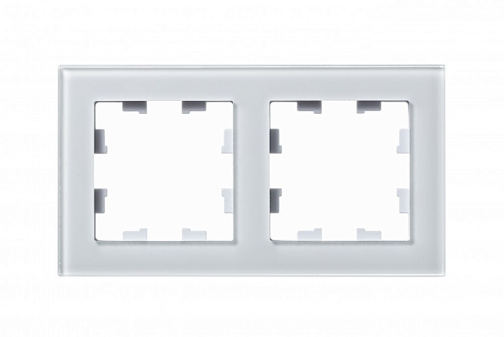 Systeme Electric AtlasDesign Nature Стекло белый Рамка 2-ая