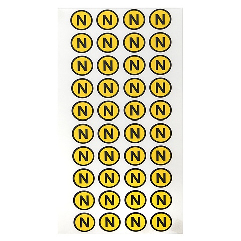EKF PROxima Наклейка "N" (d20мм.)