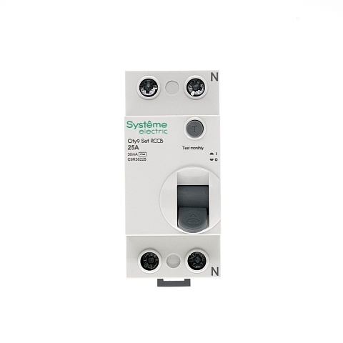 Systeme Electric City9 Set Выключатель дифференциального тока (ВДТ) 25А 2P 30мА Тип-AC 230В