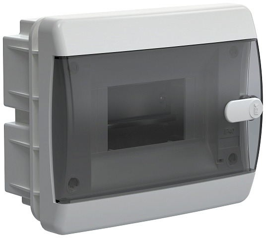 IEK UNION Compact Корпус пласт. ЩРВ-П-6 IP41 черн. пр. дв.