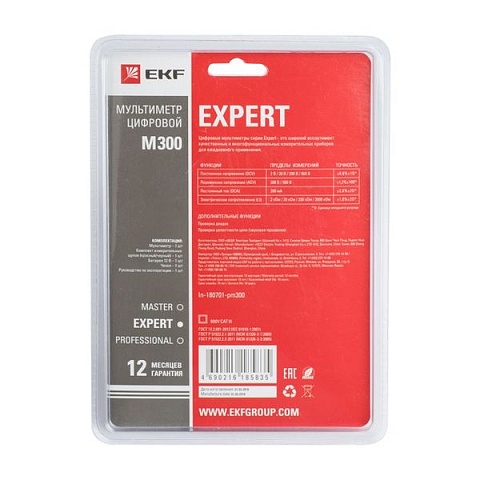 EKF PROxima Мультиметр цифровой M300 Expert