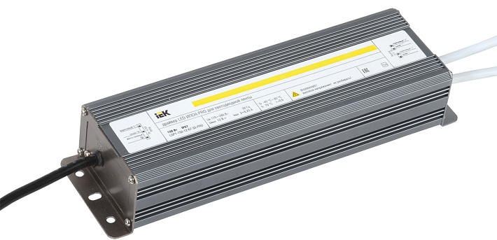 IEK Драйвер LED ИПСН-PRO 150Вт 12 В блок- шнуры IP67