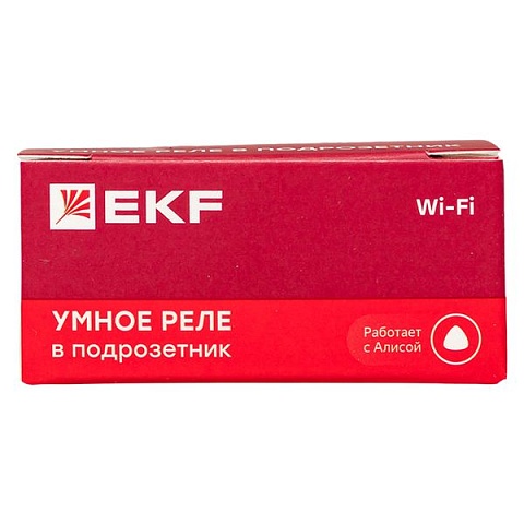 EKF Умное реле в подрозетник 2-канальное Wi-Fi Connect