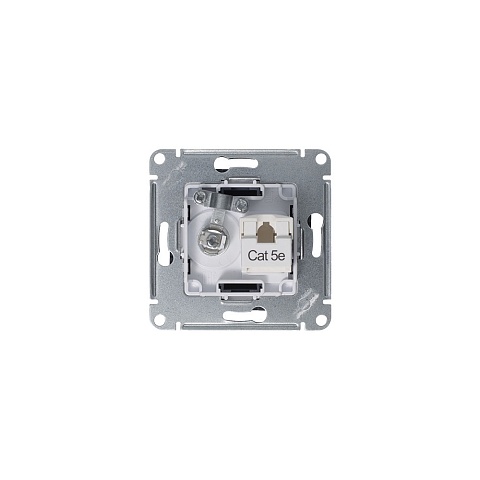 Systeme Electric AtlasDesign Грифель Розетка двойная комп+ТВ, RJ45+TV, кат.5E, механизм