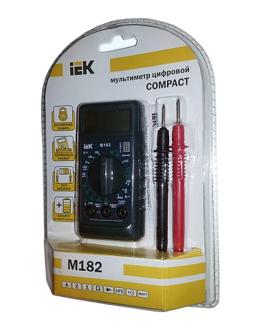 IEK Мультиметр цифровой Compact M182