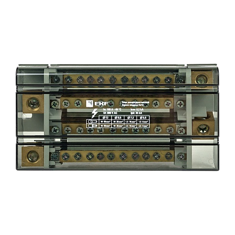EKF PROxima Блок распределительный (кросс-модуль) 160A (4x12)