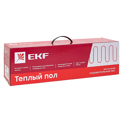 EKF PROxima Мат нагревательный двухжильный "Уют" 3 кв. м. 450 Вт