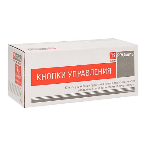 EKF PROxima Кнопка SW2C-10D с подсветкой зеленая NO 24В